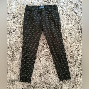 Old Navy Black Pants with White Dots